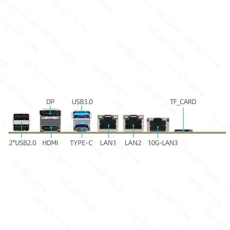 Mini Itx Dual 2.5G Nas Motherboard - Материнская плата N100 с двумя портами