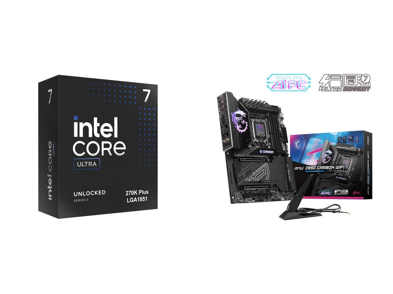 Z890 Wi-Fi 7 Motherboard - Комбо-набор: процессор и материнская плата -