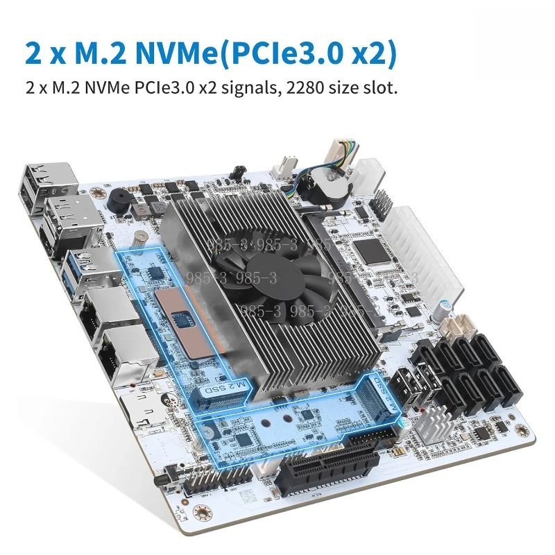Материнская плата Mini ITX бел – обзор и цена Mini Itx Dual 2.5G Nas Motherboard